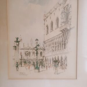 Venetian Street Scene Art Print